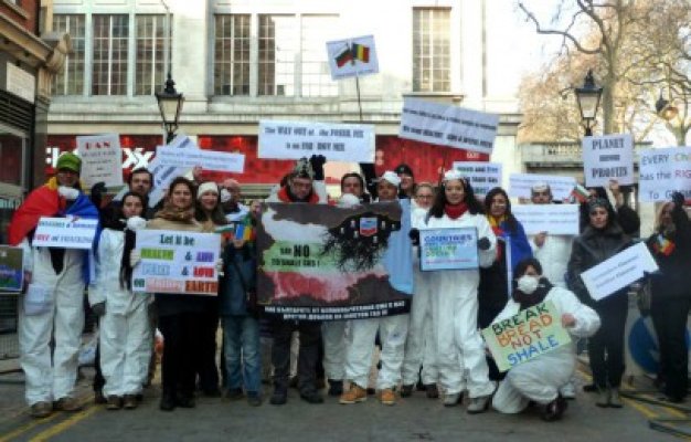 Bulgarii vor protesta la frontieră împotriva explorării gazelor de şist în România